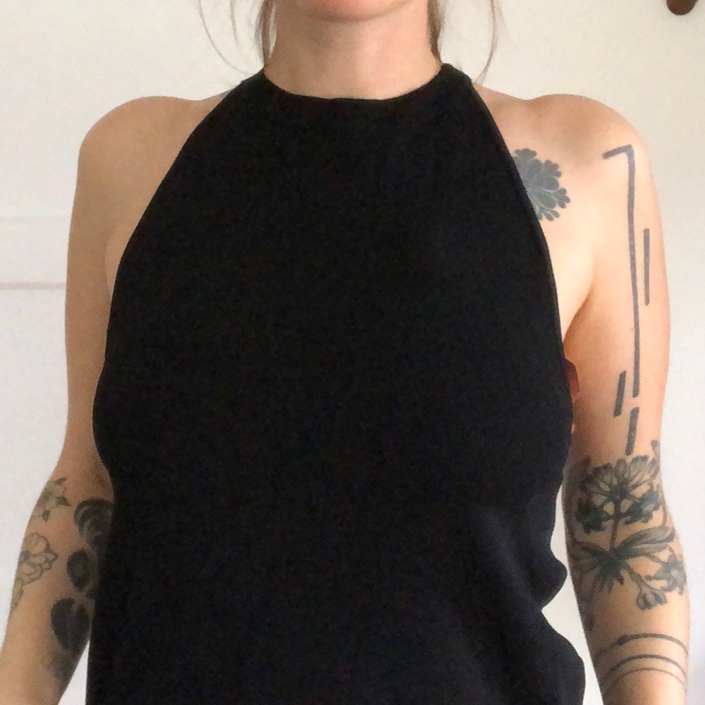 NWT Black knit Zara top